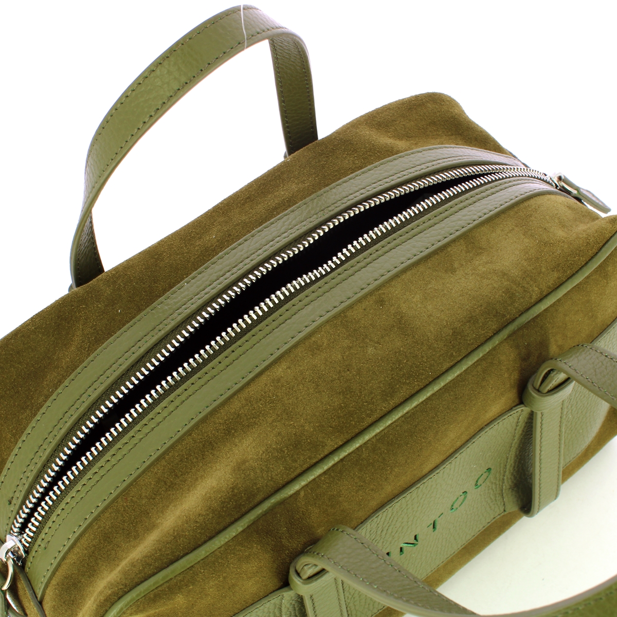 Iuntoo Bauletto Piccolo Camoscio Verde - 5 Iuntoo Bauletto Piccolo Camoscio Verde - 5