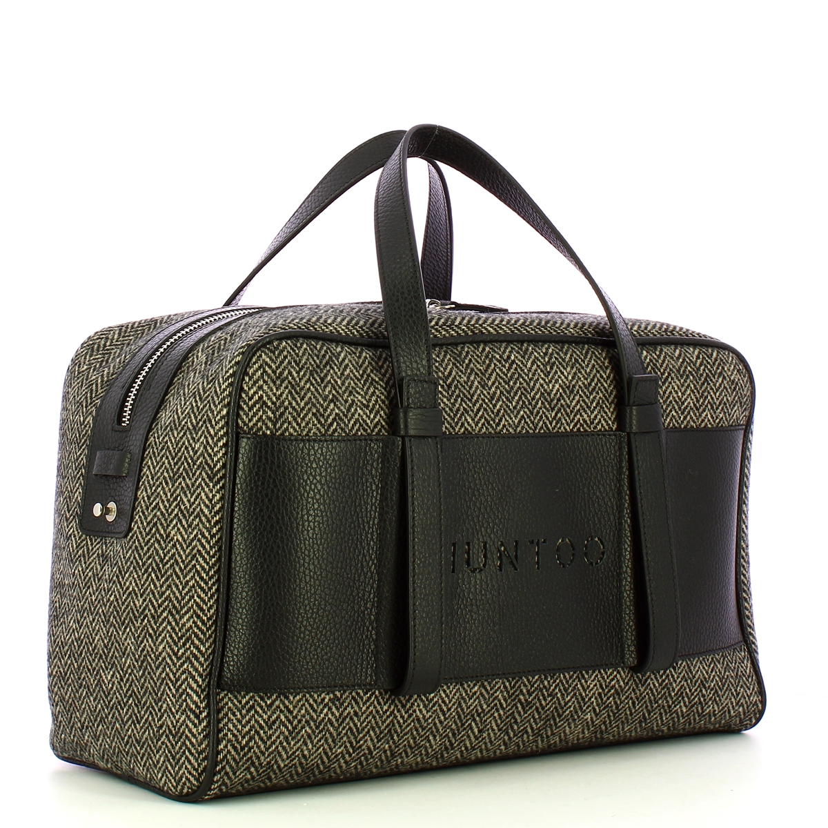 Iuntoo Bauletto Grande Spigato Nero - 2