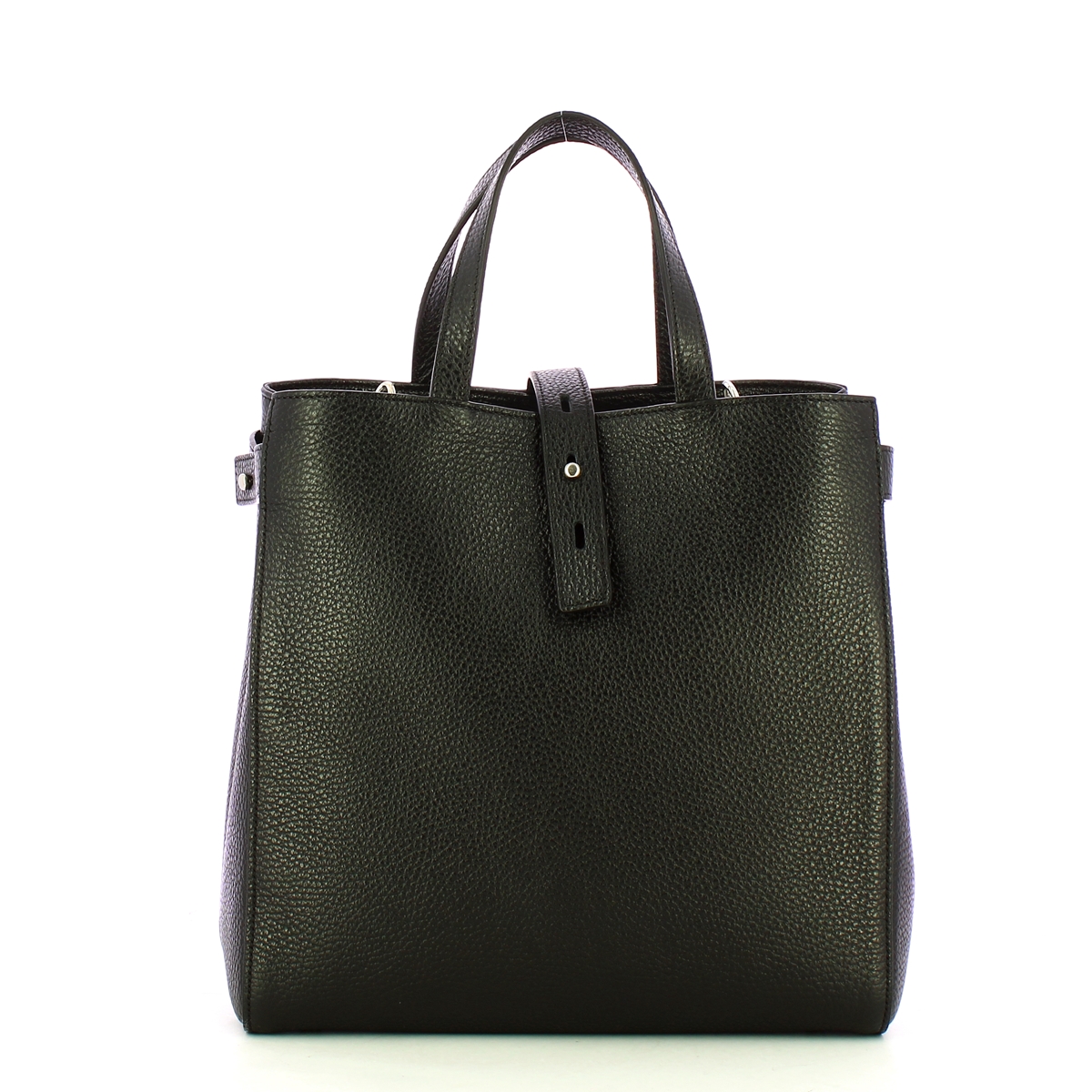 Iuntoo New Tote Piccola Multilogo Specchio Nero Argento - 3 Iuntoo New Tote Piccola Multilogo Specchio Nero Argento - 3