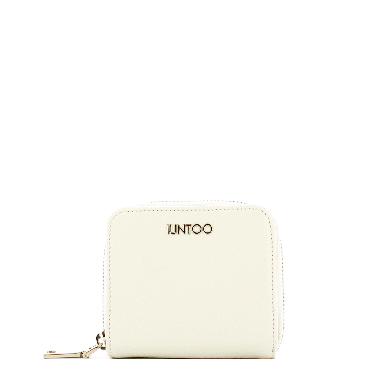 Iuntoo Portafoglio con zip Piccolo Armonia Bianco - 1
