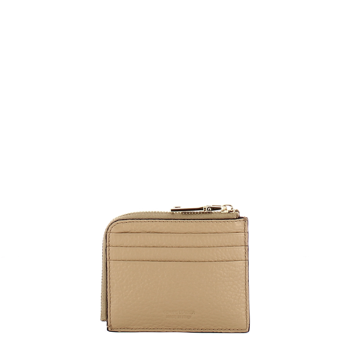Iuntoo Portafoglio Zip Credit Card Armonia Cammello - 2