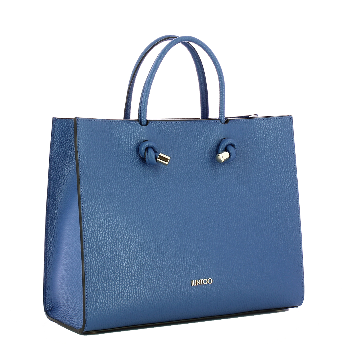 Iuntoo Borsa a mano Grande Nodo Armonia Bluette - 2 Iuntoo Borsa a mano Grande Nodo Armonia Bluette - 2