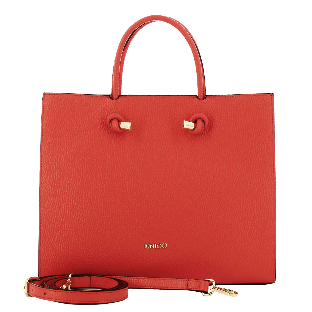 Iuntoo Borsa a mano Grande Nodo Armonia Arancio - 4 Iuntoo Borsa a mano Grande Nodo Armonia Arancio - 4