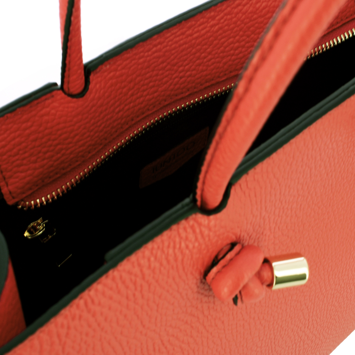 Iuntoo Borsa a mano Grande Nodo Armonia Arancio - 5 Iuntoo Borsa a mano Grande Nodo Armonia Arancio - 5