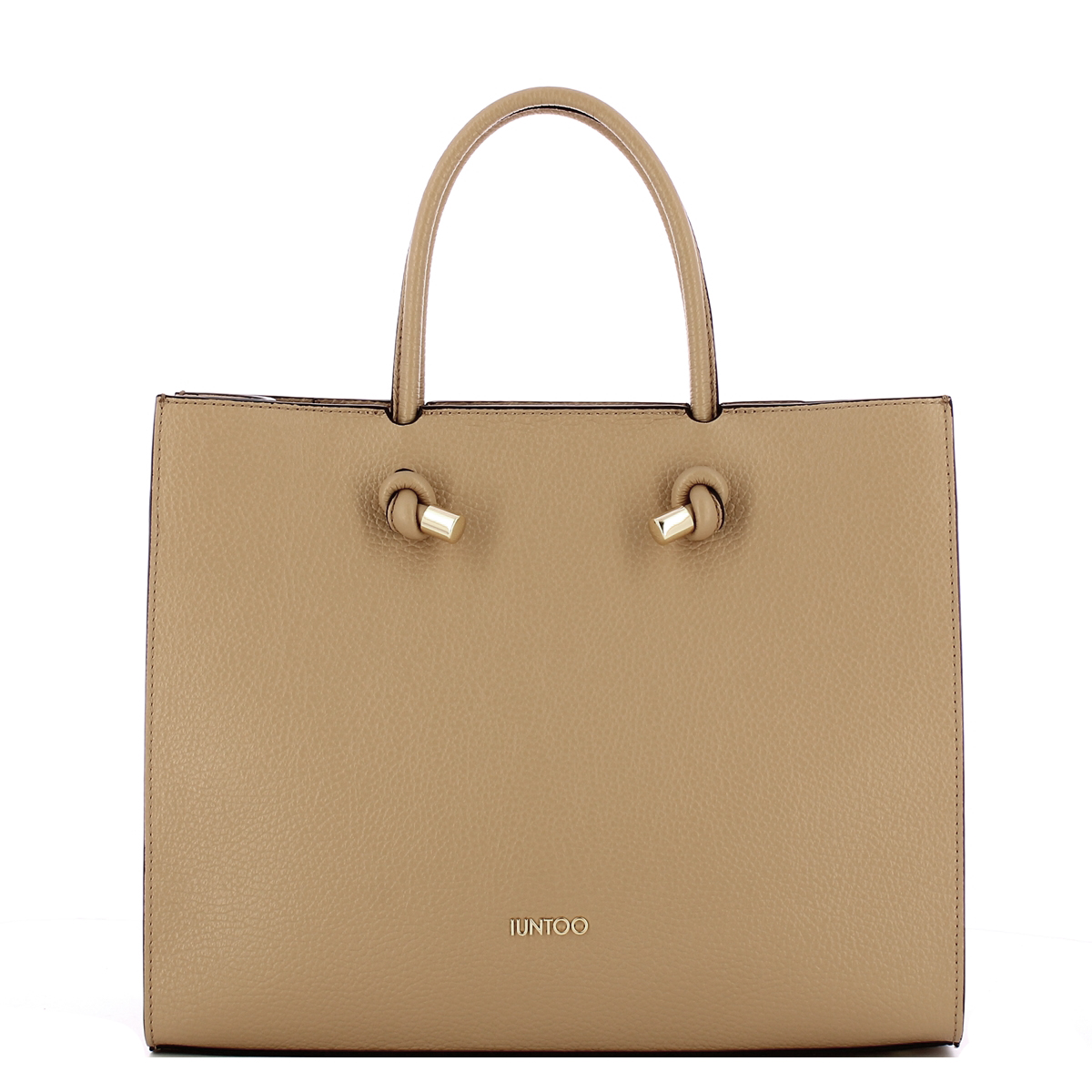 Iuntoo Borsa a mano Grande Nodo Armonia Cammello - 1 Iuntoo Borsa a mano Grande Nodo Armonia Cammello - 1