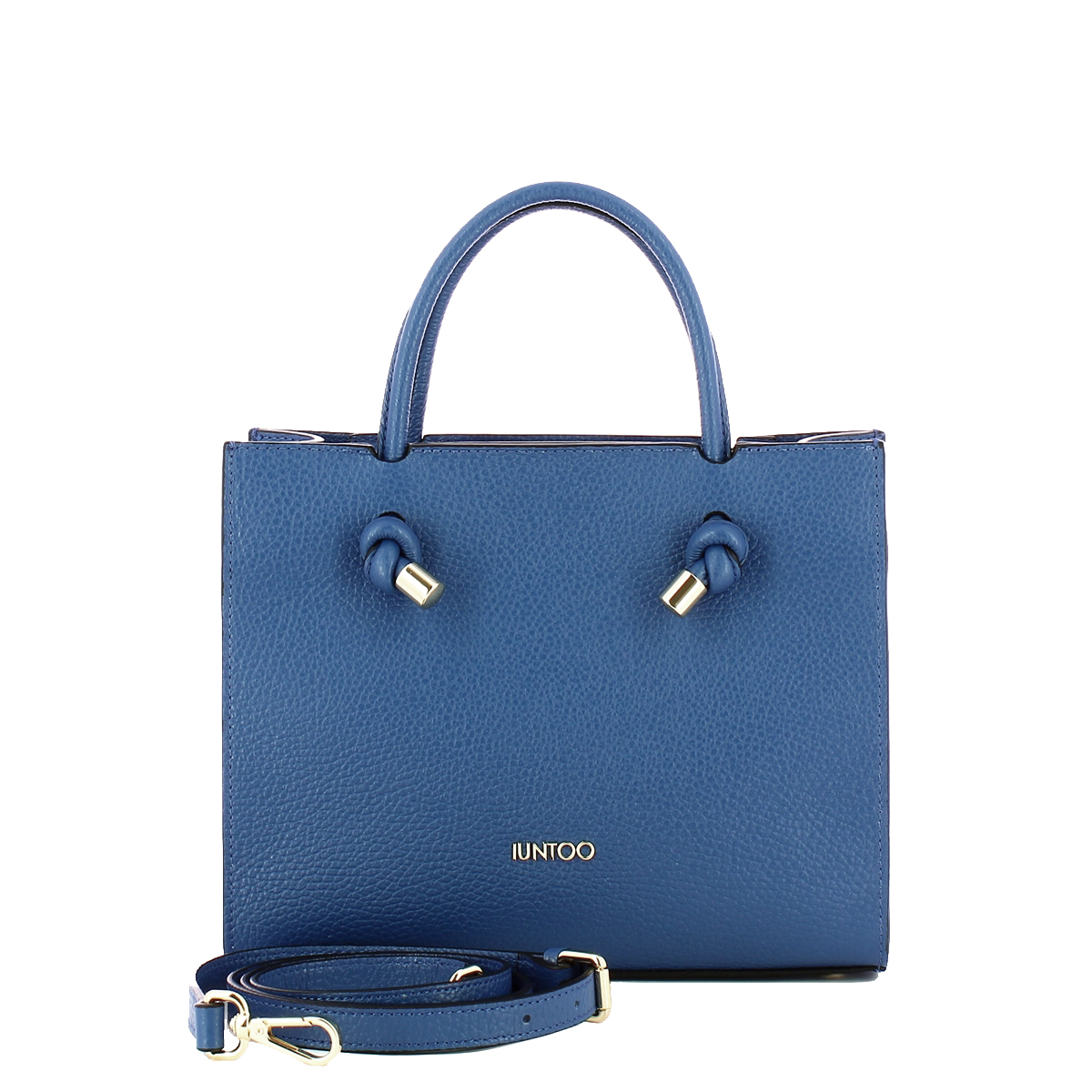 Iuntoo Borsa a mano Piccola Nodo Armonia Bluette - 4 Iuntoo Borsa a mano Piccola Nodo Armonia Bluette - 4