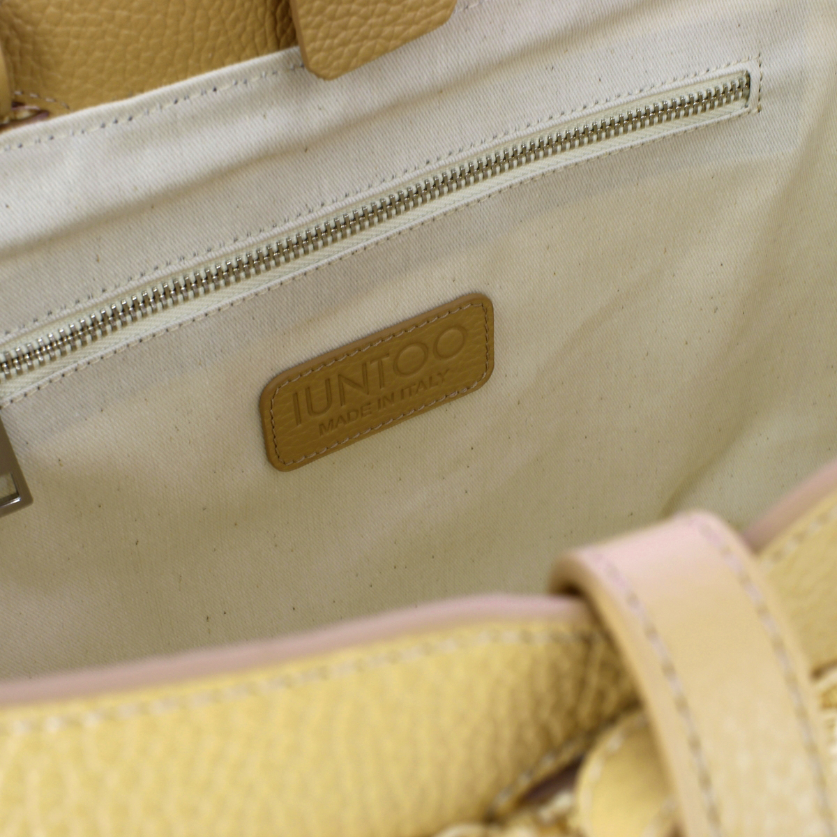 Iuntoo Shopping Sibilla Media Logo Raffia Naturale+Cammello - 4 Iuntoo Shopping Sibilla Media Logo Raffia Naturale+Cammello - 4