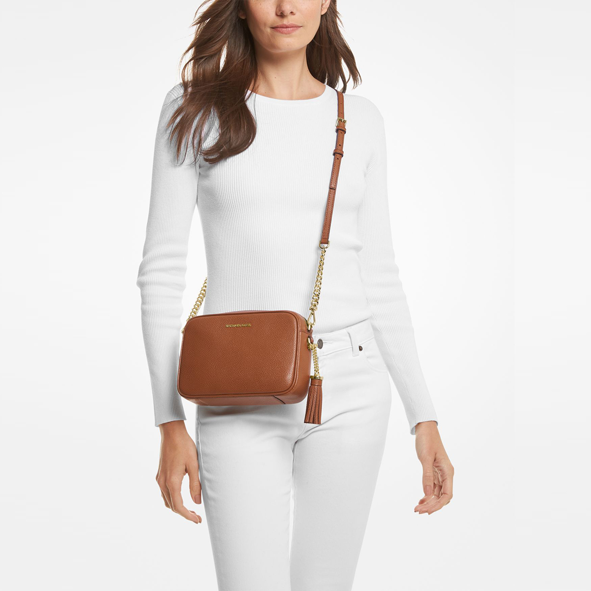 Michael Kors Borsa a tracolla Ginny Gold Luggage - 3 Michael Kors Borsa a tracolla Ginny Gold Luggage - 3