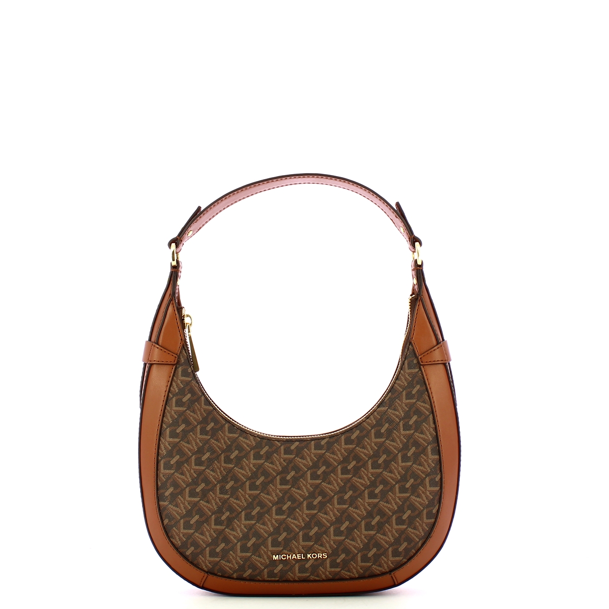 Michael Kors Hobo Bag Preston Small Brown Luggage - 1 Michael Kors Hobo Bag Preston Small Brown Luggage - 1