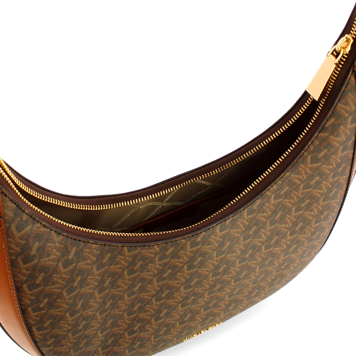 Michael Kors Hobo Bag Preston Small Brown Luggage - 4 Michael Kors Hobo Bag Preston Small Brown Luggage - 4