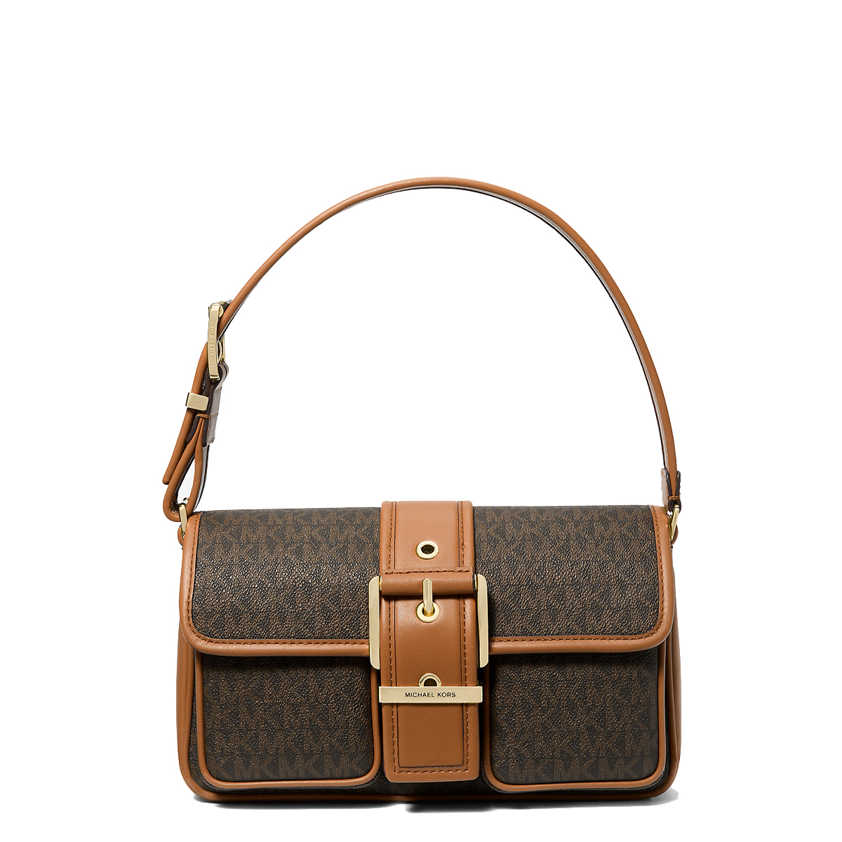 Michael Kors Borsa a spalla Colby Media Brown Acorn - 1 Michael Kors Borsa a spalla Colby Media Brown Acorn - 1