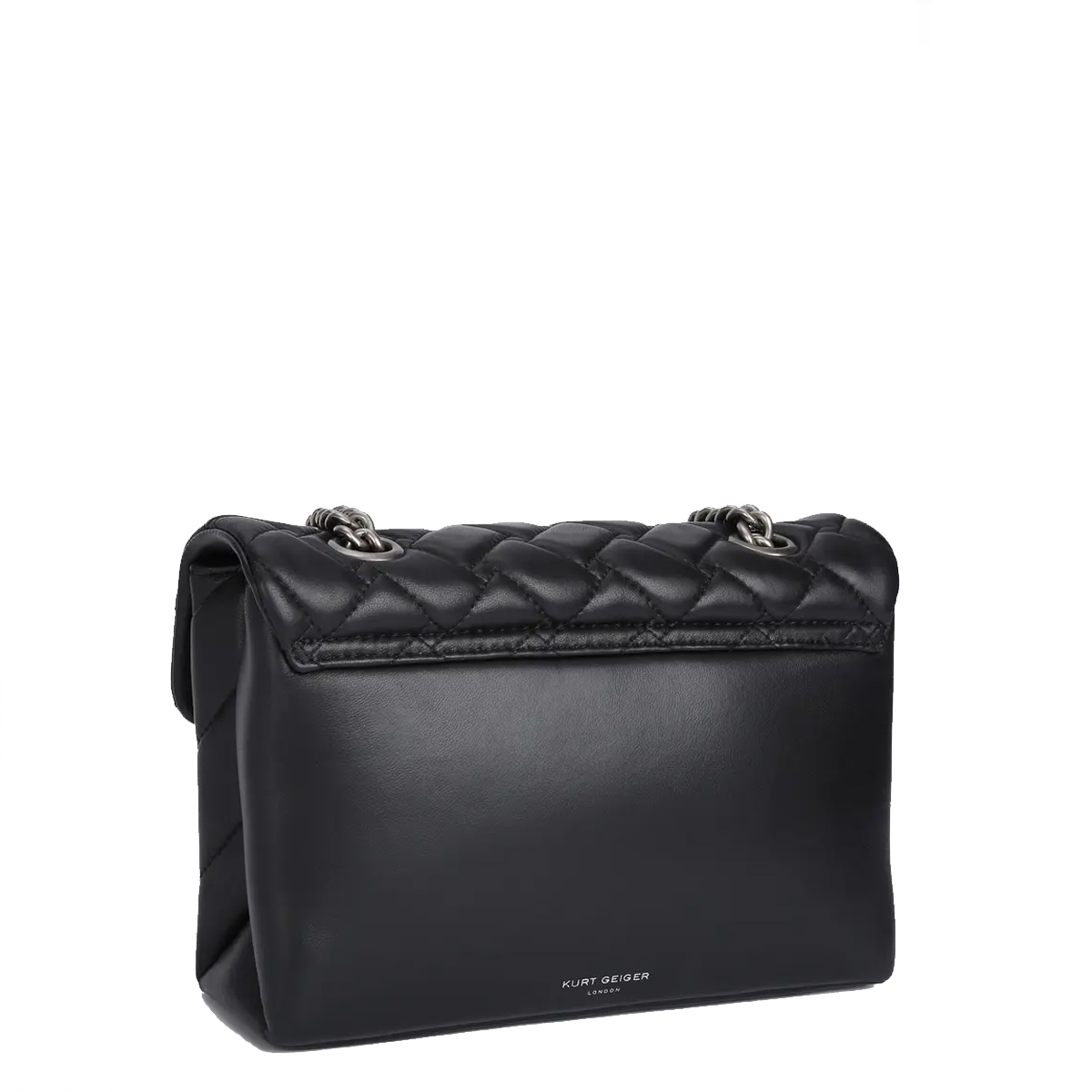 KUGE Borsa a spalla Kensington Bag Large Black Comb - 4