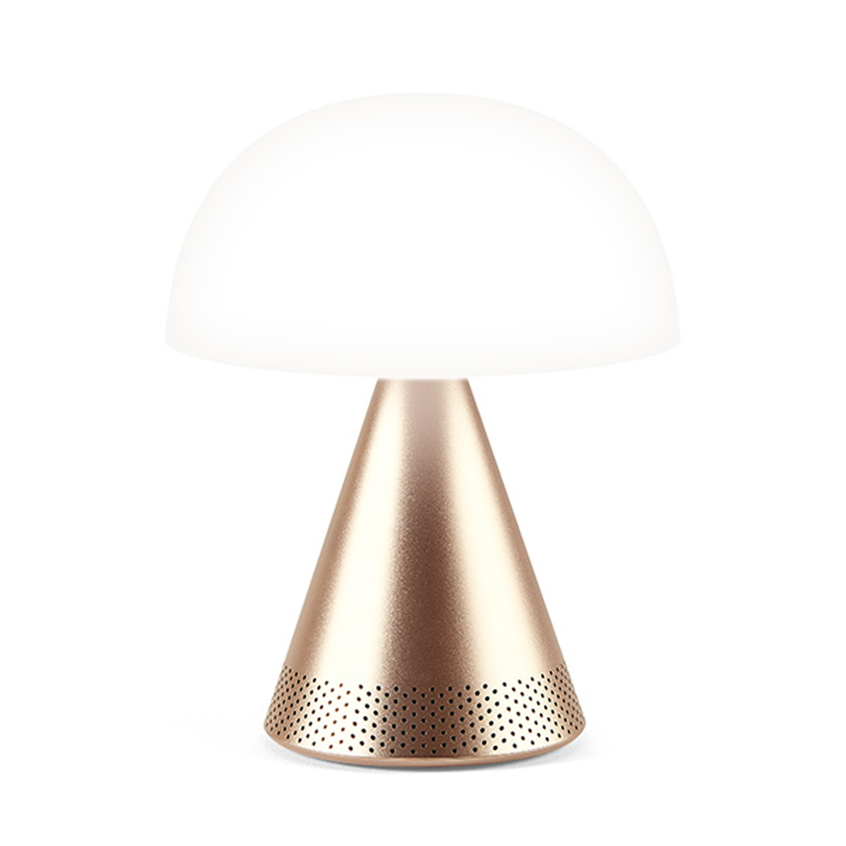Lexon Lampada Speaker Mina L Audio Alluminio Oro Soft - 3