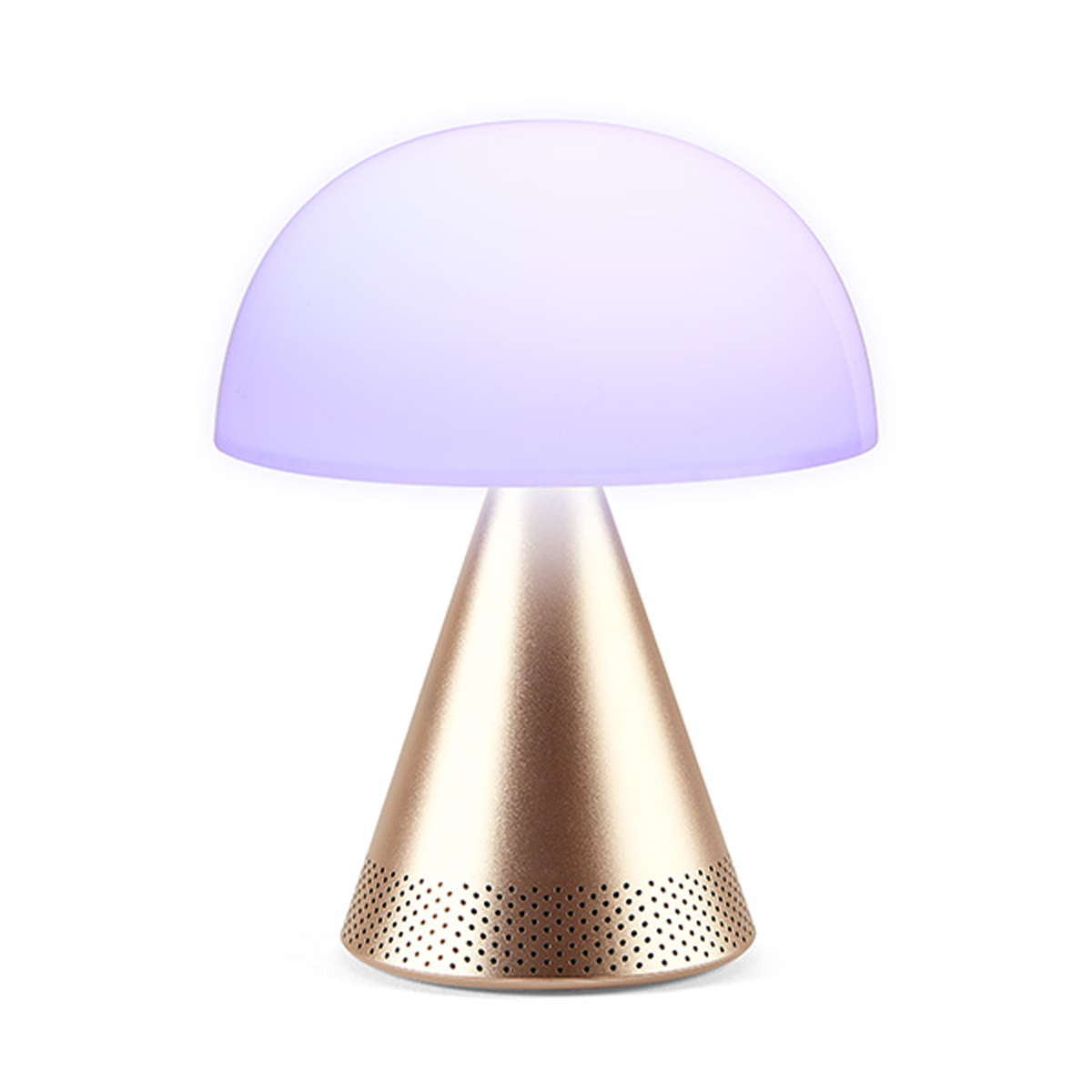 Lexon Lampada Speaker Mina L Audio Alluminio Oro Soft - 4