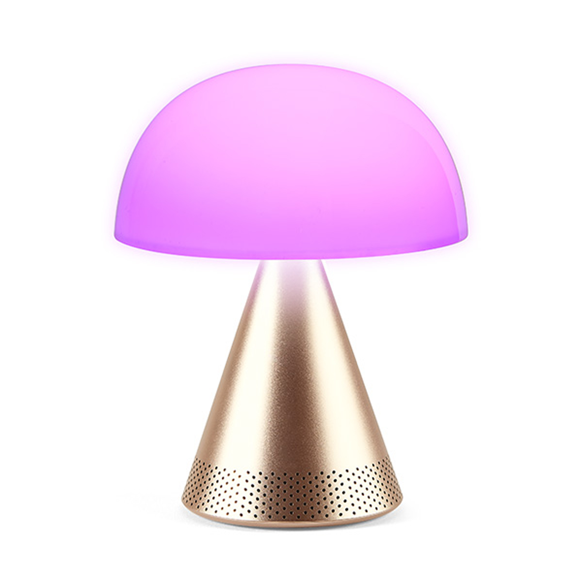 Lexon Lampada Speaker Mina L Audio Alluminio Oro Soft - 6