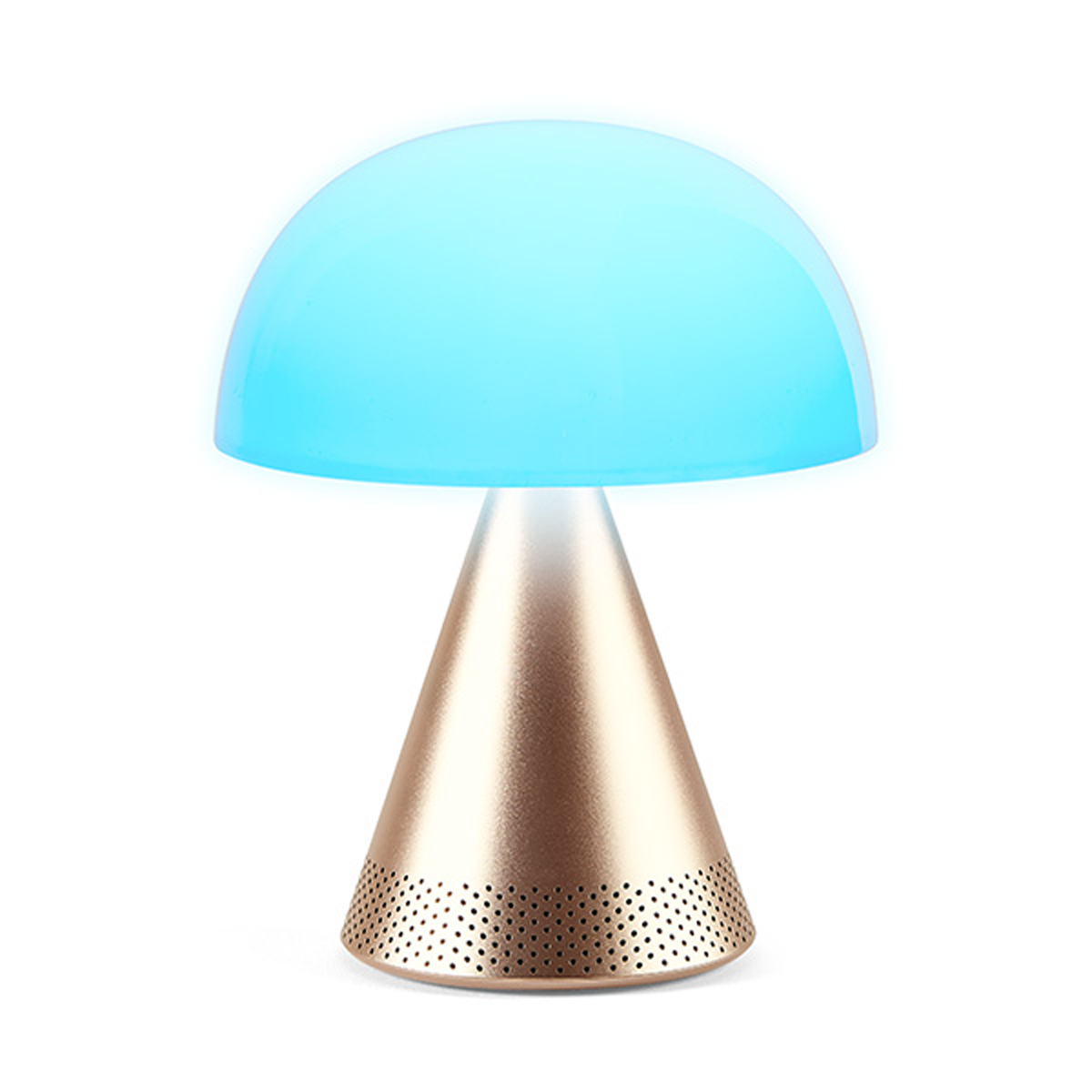 Lexon Lampada Speaker Mina L Audio Alluminio Oro Soft - 7