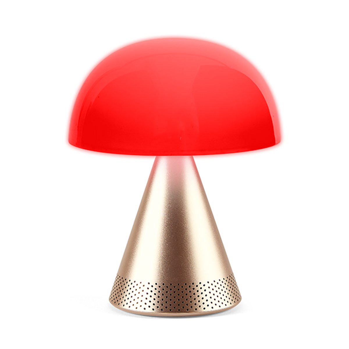Lexon Lampada Speaker Mina L Audio Alluminio Oro Soft - 8