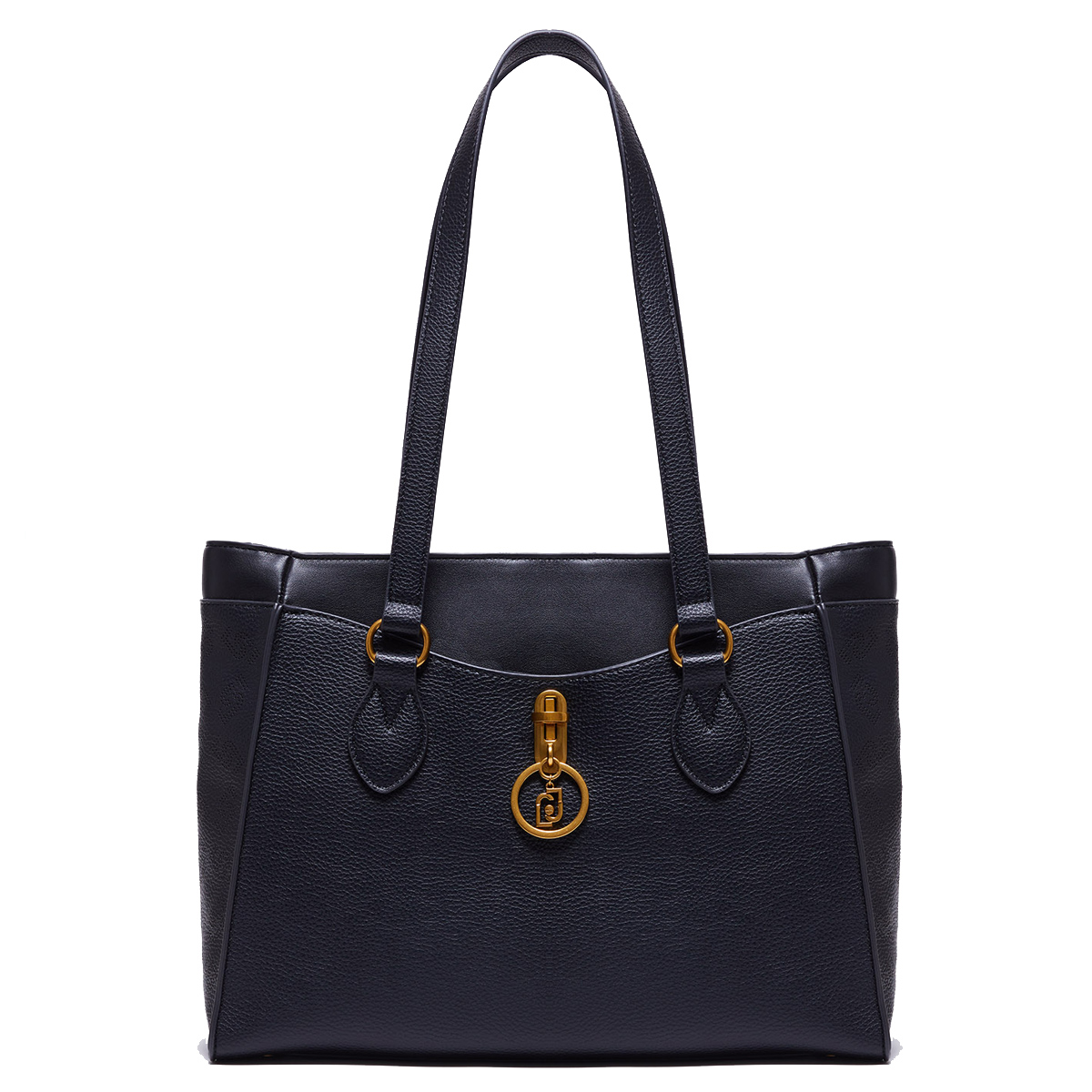 Liu Jo Shopper Ecosostenibile con charm Black - 1 Liu Jo Shopper Ecosostenibile con charm Black - 1