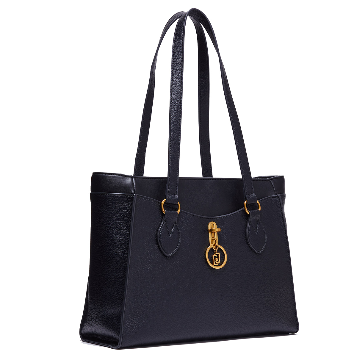 Liu Jo Shopper Ecosostenibile con charm Black - 2 Liu Jo Shopper Ecosostenibile con charm Black - 2