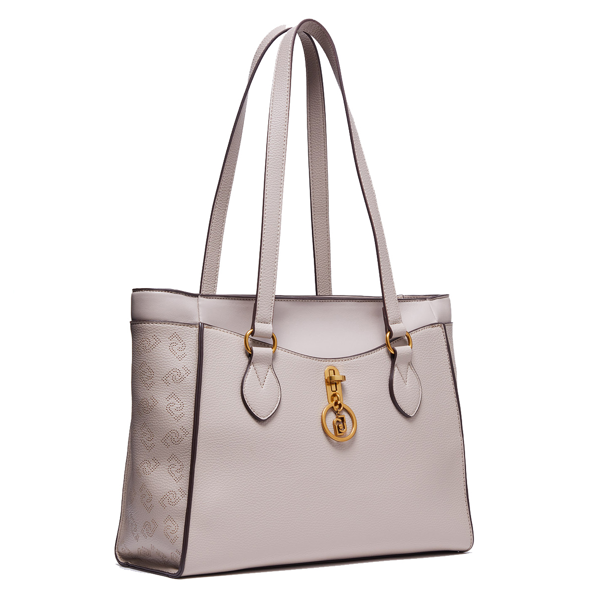 Liu Jo Shopper Ecosostenibile con charm Taupe - 2 Liu Jo Shopper Ecosostenibile con charm Taupe - 2