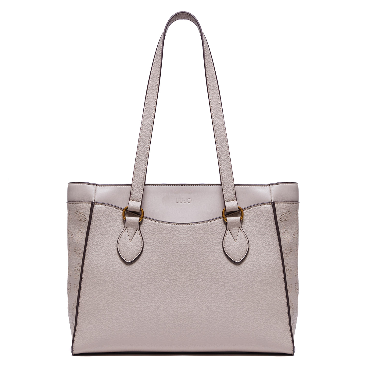 Liu Jo Shopper Ecosostenibile con charm Taupe - 3 Liu Jo Shopper Ecosostenibile con charm Taupe - 3
