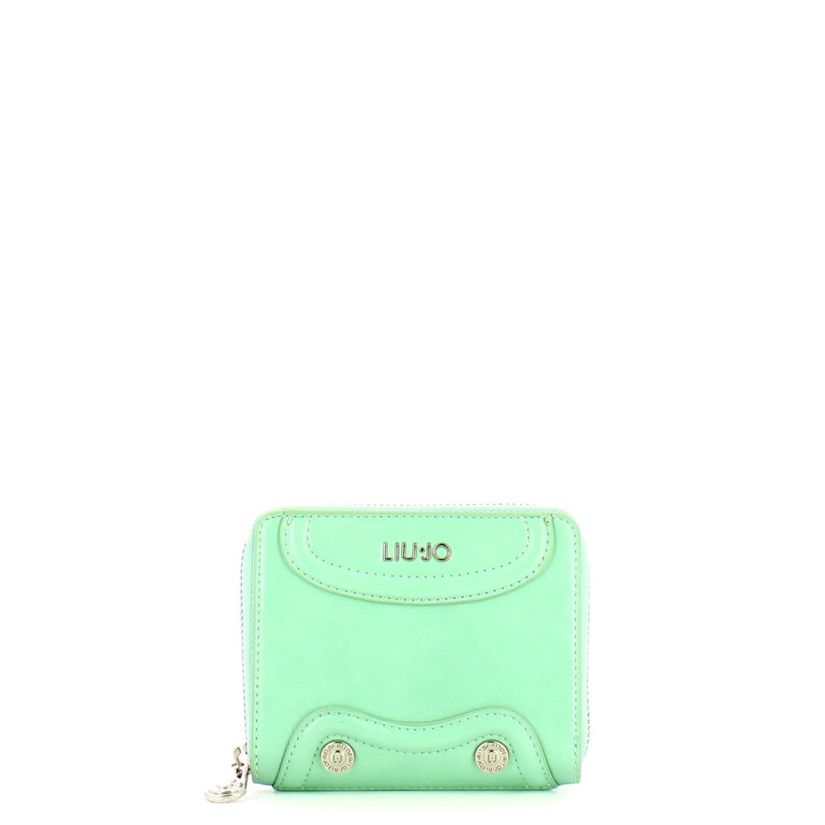 Liu Jo Portafoglio Piccolo Ecosostenibile Zip Around Dust Jade - 1 Liu Jo Portafoglio Piccolo Ecosostenibile Zip Around Dust Jade - 1