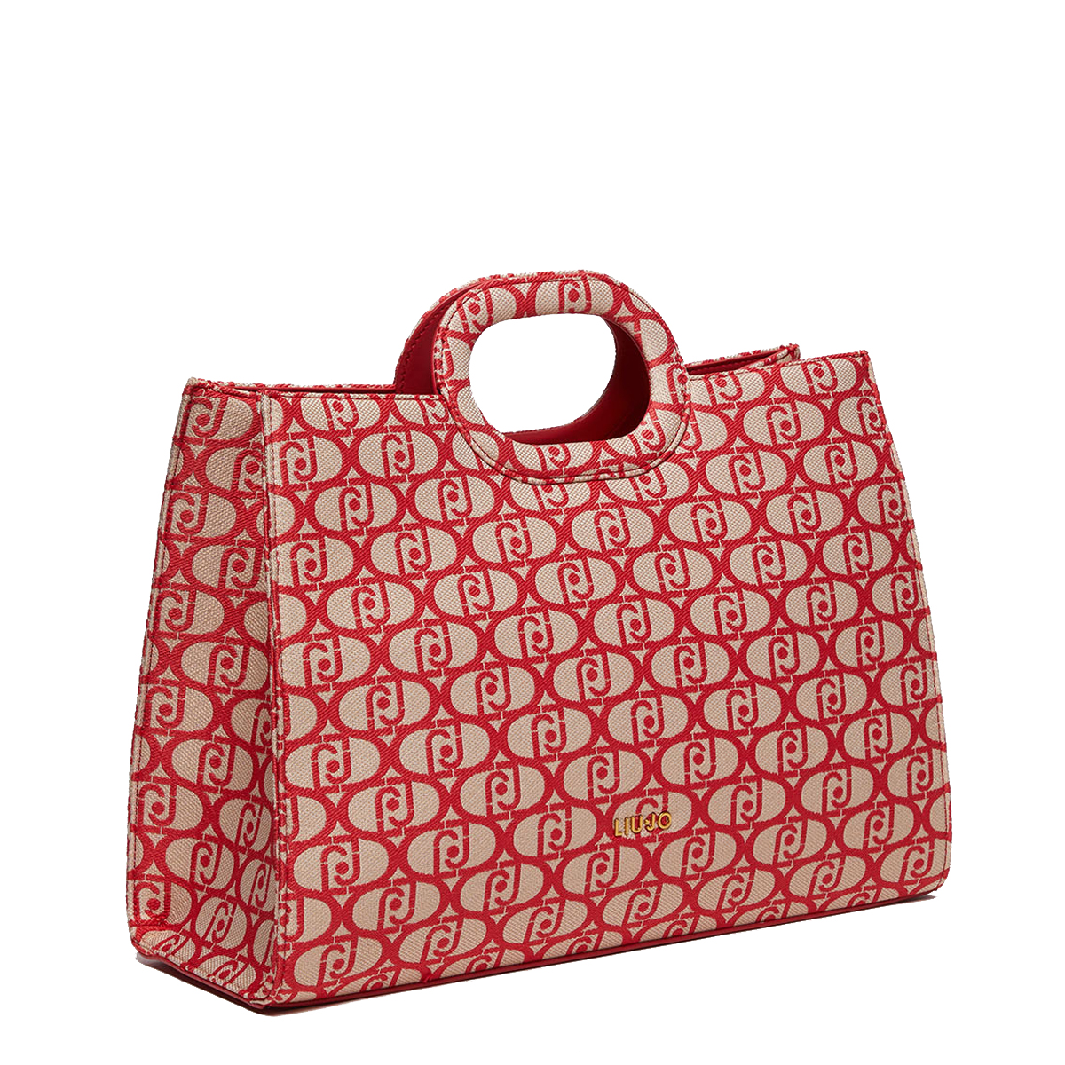 Liu Jo Shopping Bag L Jacquard con Logo Folly - 2
