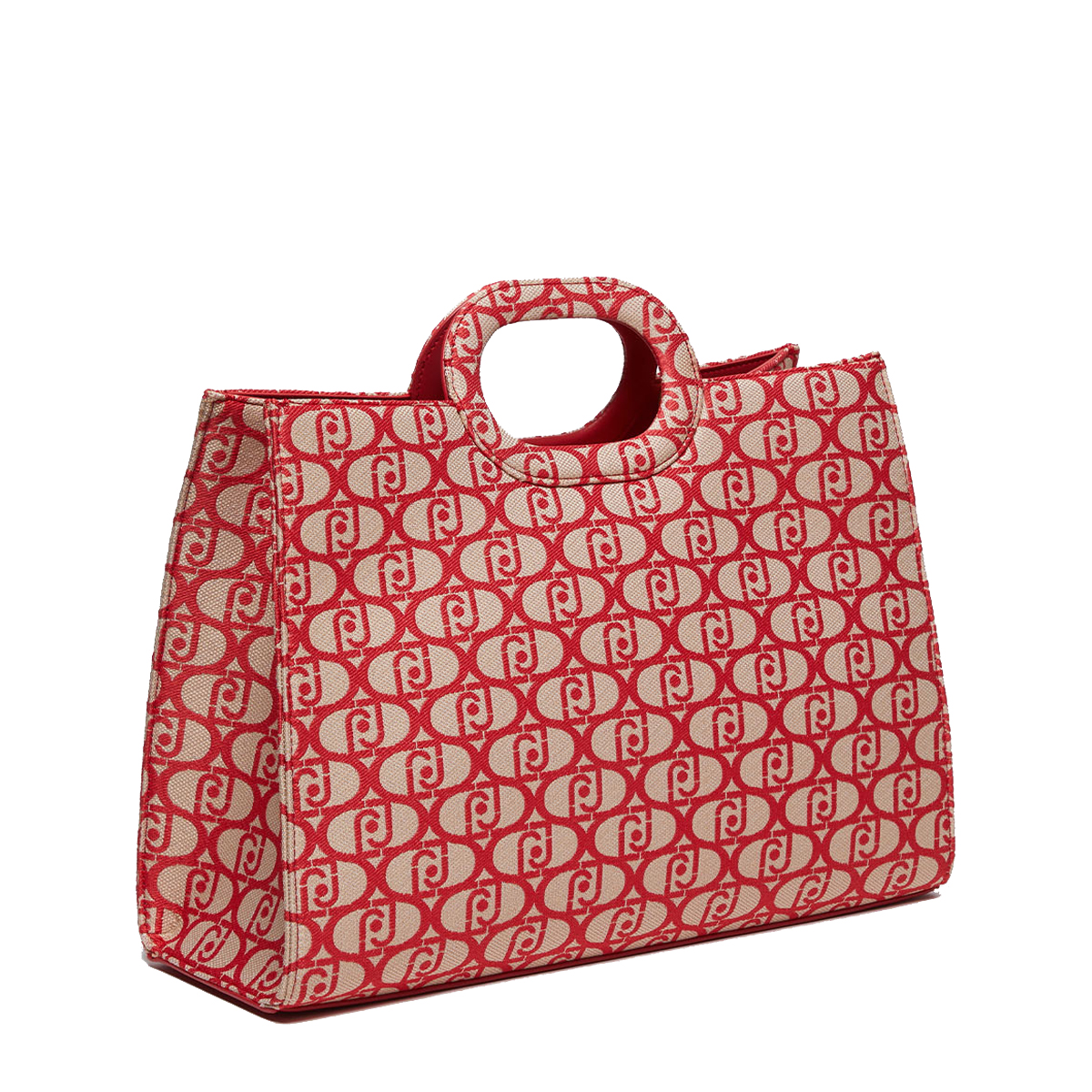 Liu Jo Shopping Bag L Jacquard con Logo Folly - 4