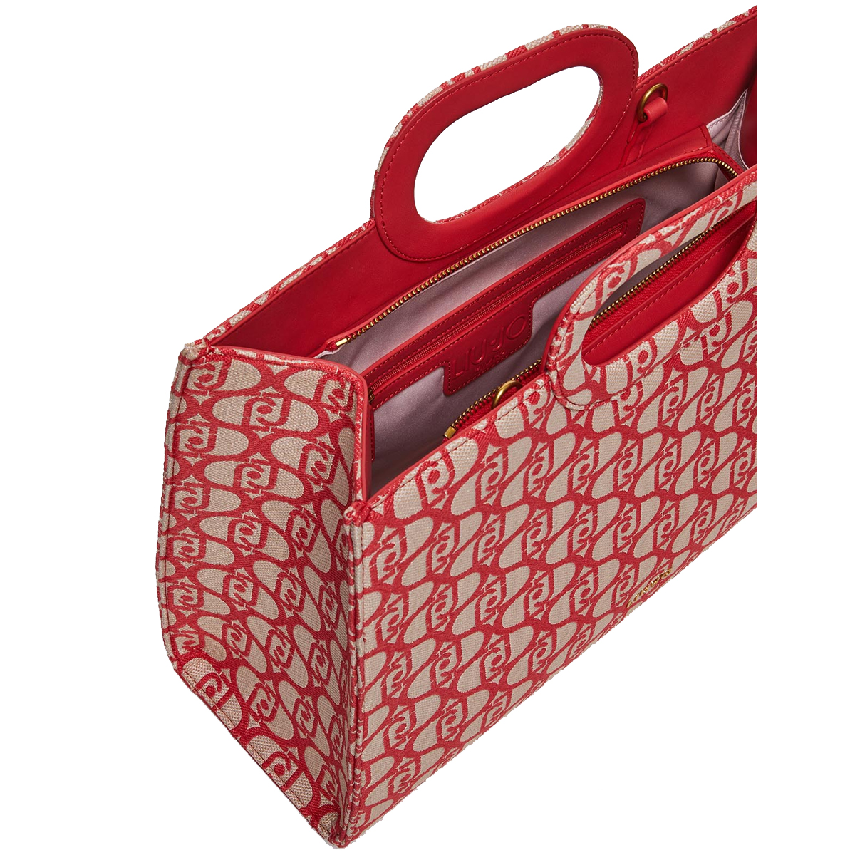 Liu Jo Shopping Bag L Jacquard con Logo Folly - 6