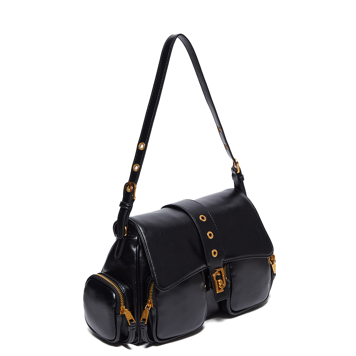 Liu Jo Borsa a spalla con logo Nero - 2 Liu Jo Borsa a spalla con logo Nero - 2