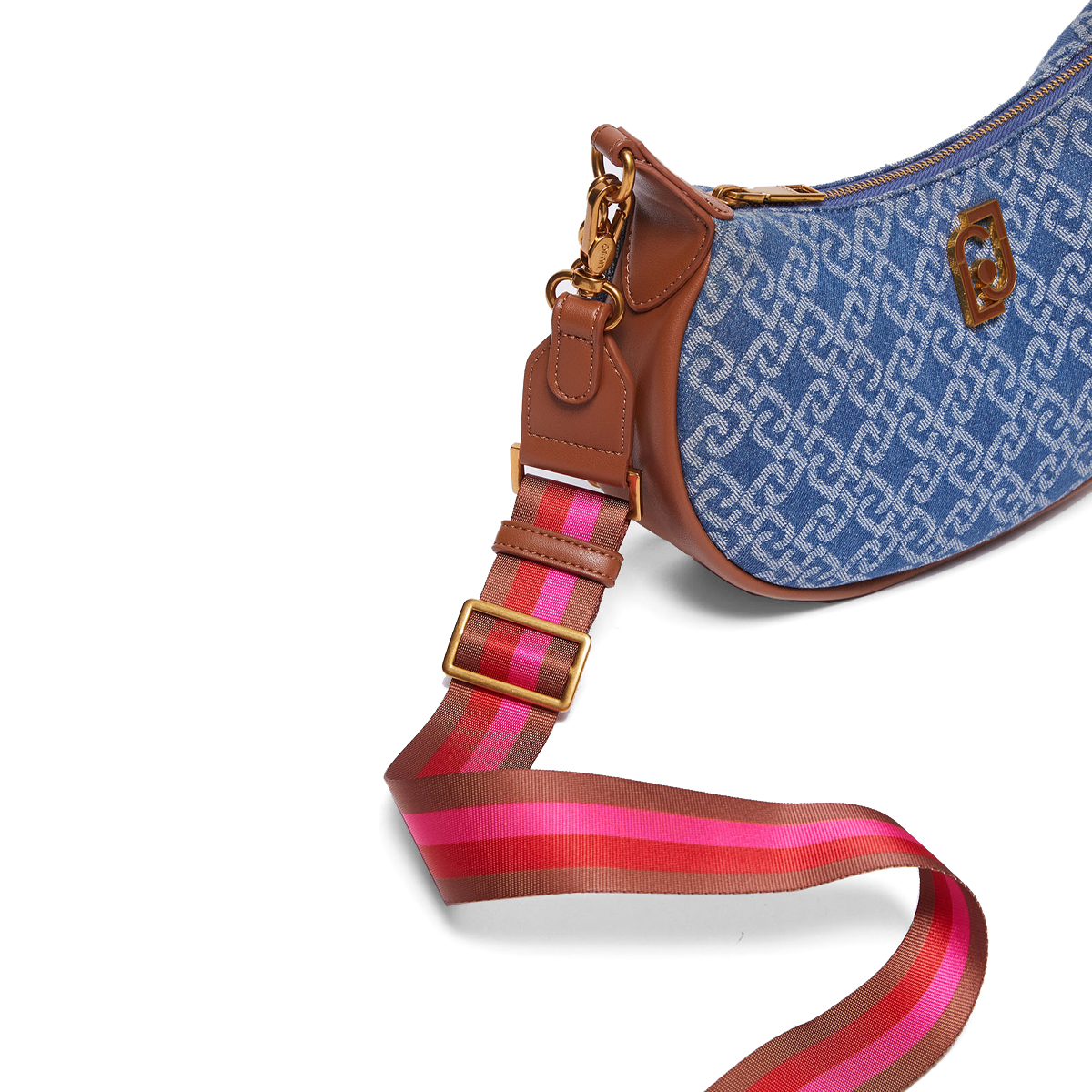 Liu Jo Borsa a spalla logata Blue Denim - 4 Liu Jo Borsa a spalla logata Blue Denim - 4