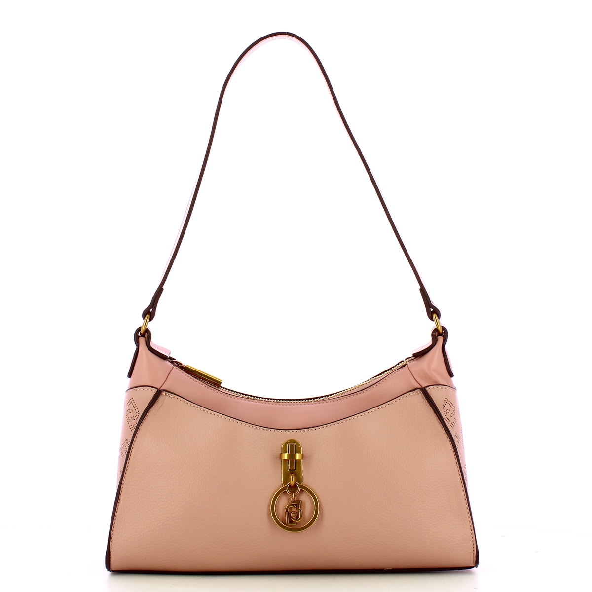 Liu Jo Borsa a spalla Ecosostenibile con charm Soft Peach - 1 Liu Jo Borsa a spalla Ecosostenibile con charm Soft Peach - 1