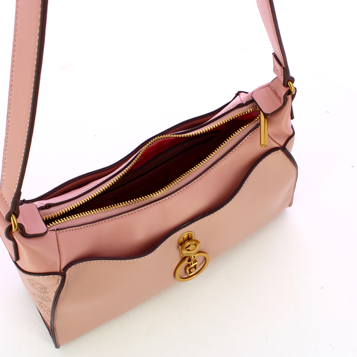 Liu Jo Borsa a spalla Ecosostenibile con charm Soft Peach - 4 Liu Jo Borsa a spalla Ecosostenibile con charm Soft Peach - 4