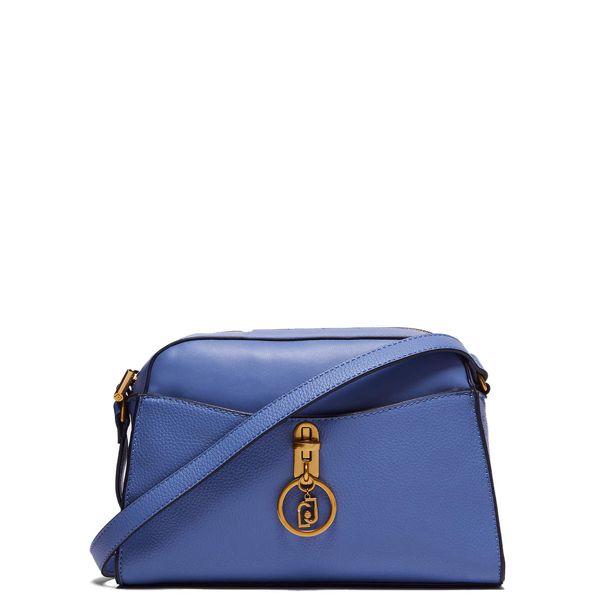 Liu Jo Borsa a tracolla Ecosostenibile con charm Steel Blue - 1 Liu Jo Borsa a tracolla Ecosostenibile con charm Steel Blue - 1
