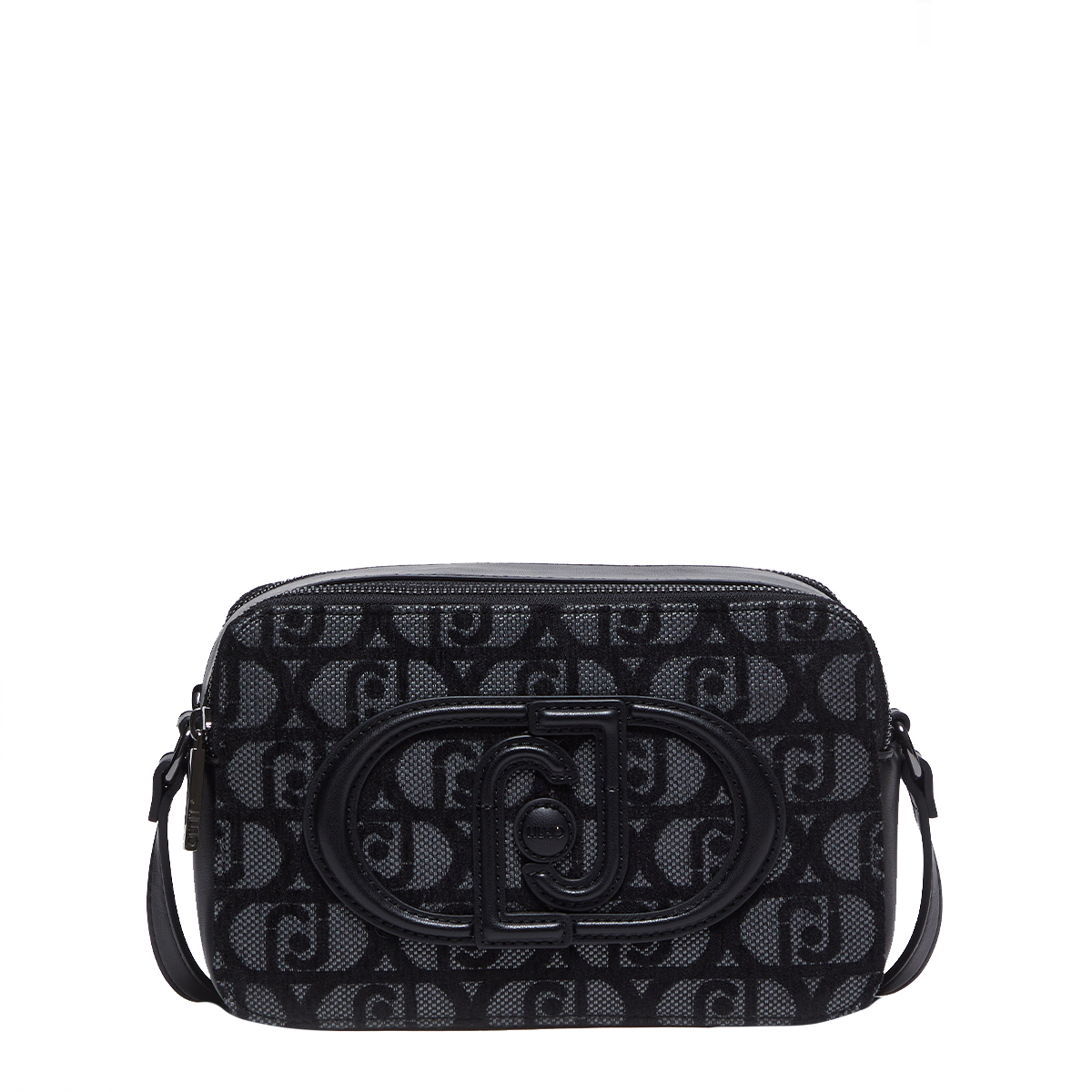 Liu Jo Camera Bag Logo Jacquard Nero - 1 Liu Jo Camera Bag Logo Jacquard Nero - 1