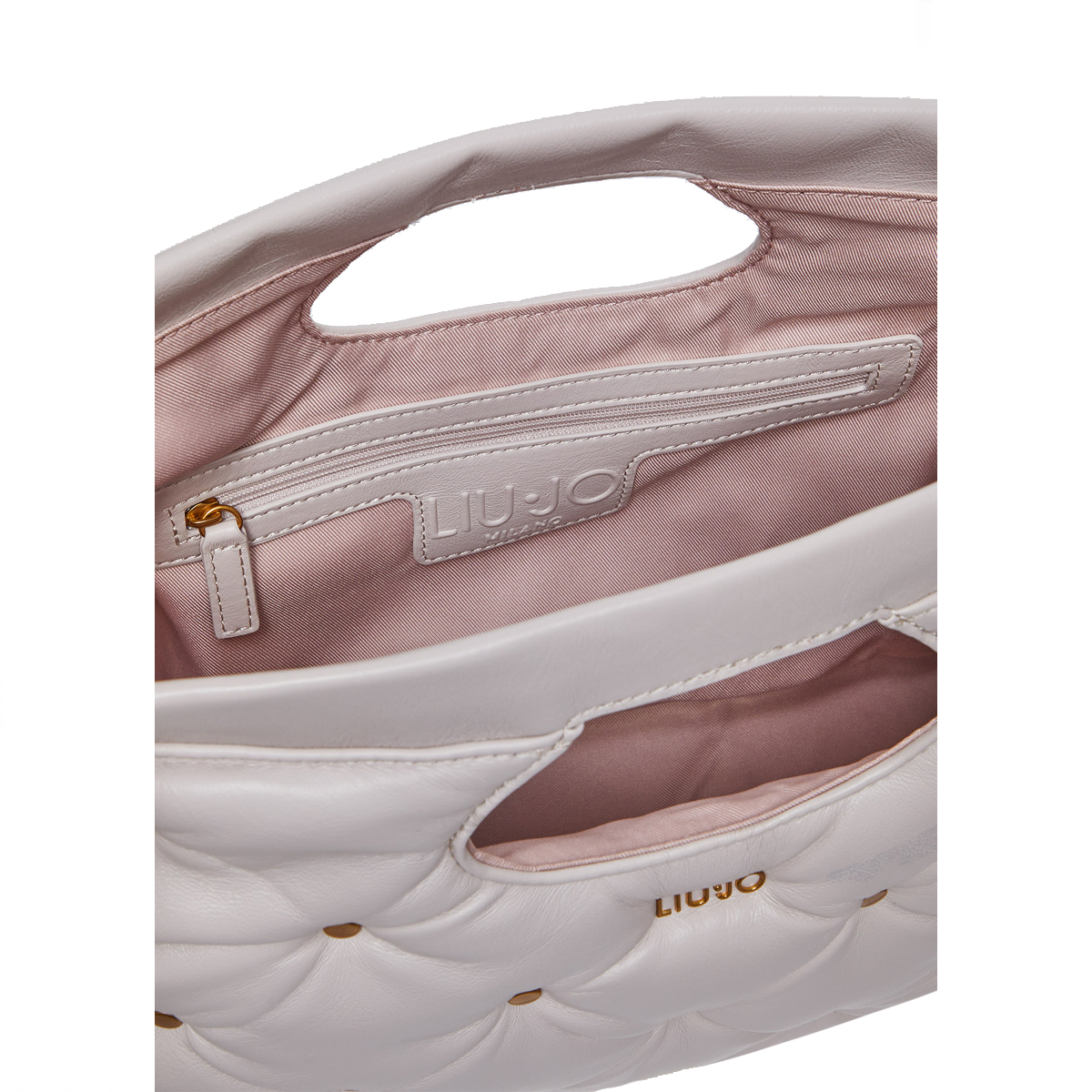 Liu Jo Borsa a mano Glossy con borchie True Champagne - 7