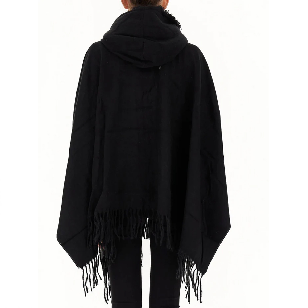 Liu Jo Cloack Poncho Black - 3 Liu Jo Cloack Poncho Black - 3