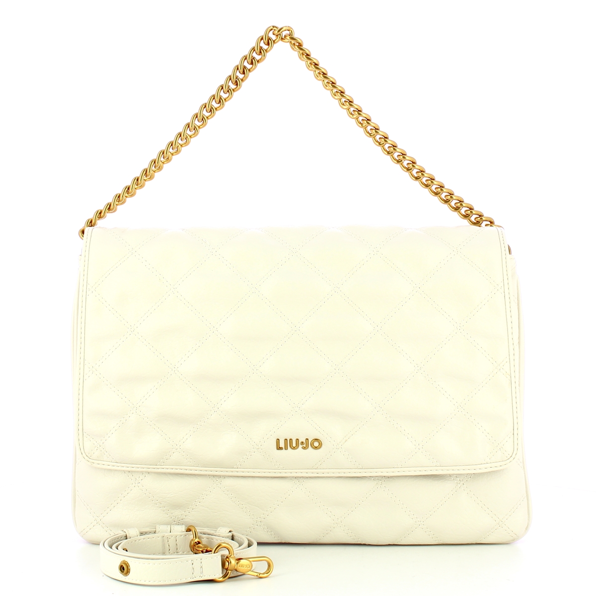 Liu Jo Borsa a spalla quilted Cream - 4