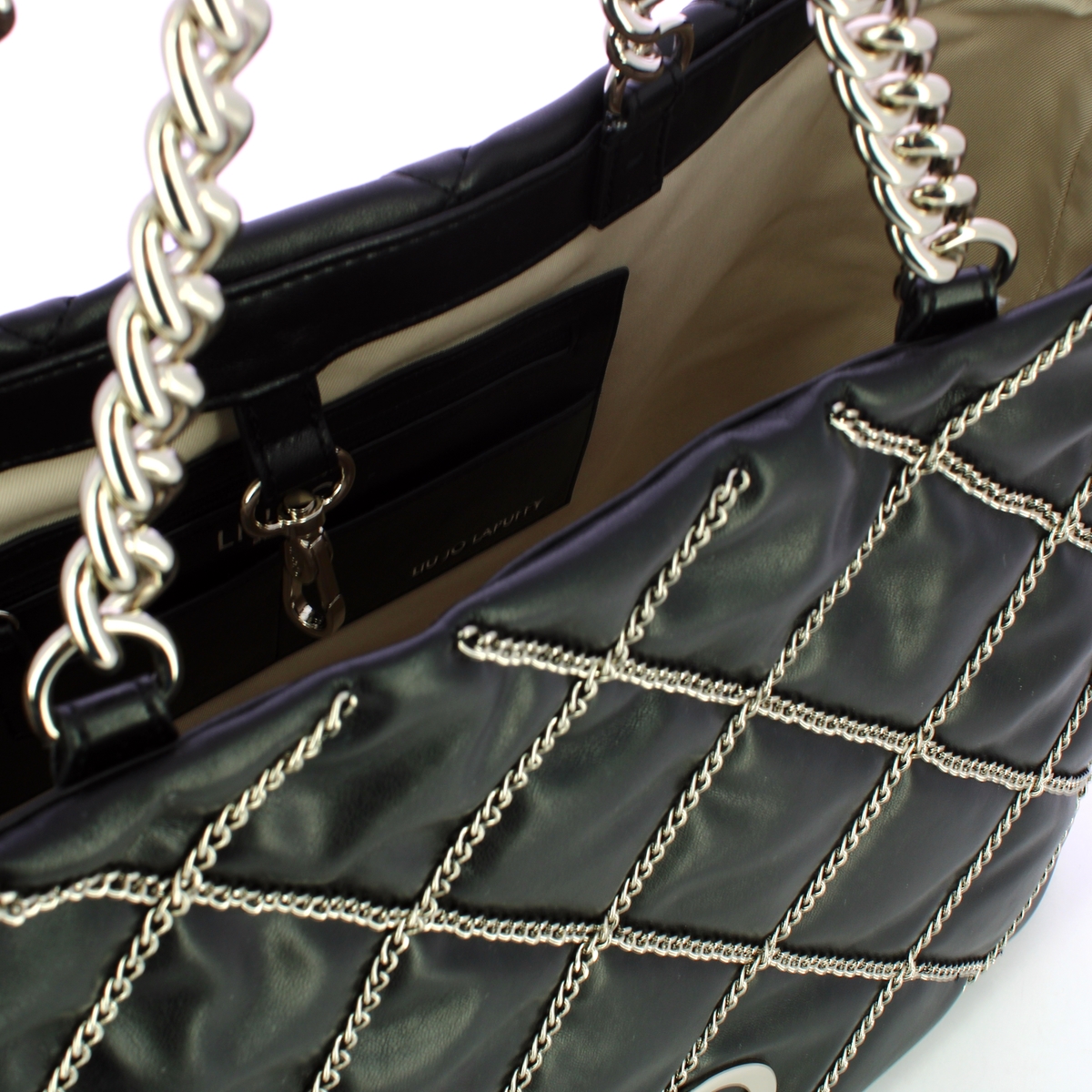 Liu Jo Borsa a spalla con catena Black - 4