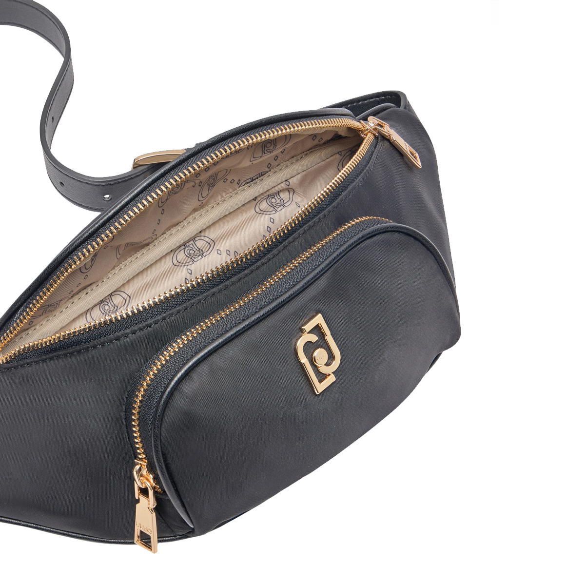 Liu Jo Marsupio in Nylon con Logo Black - 6