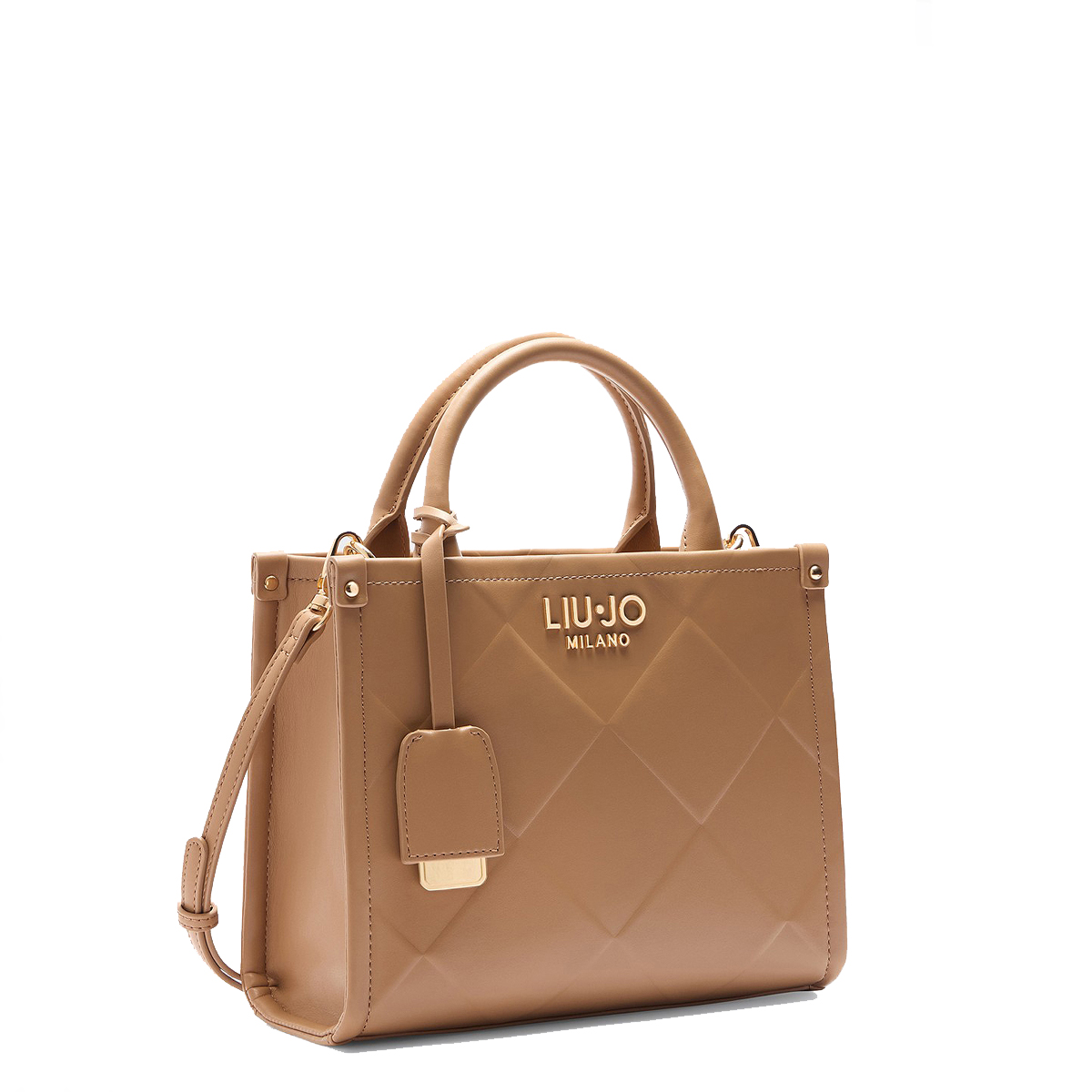Liu Jo Shopping bag piccola Cammello - 3