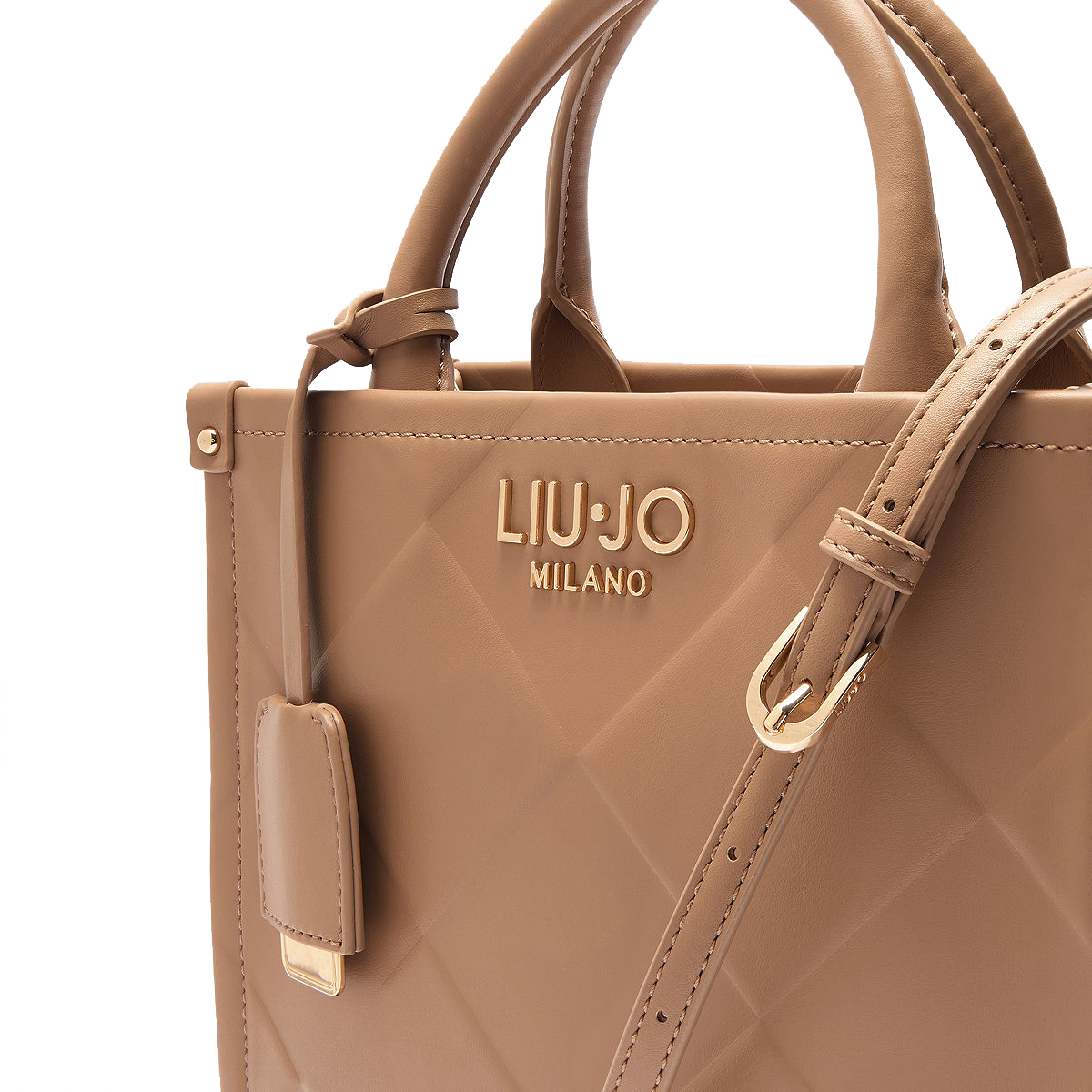 Liu Jo Shopping bag piccola Cammello - 5