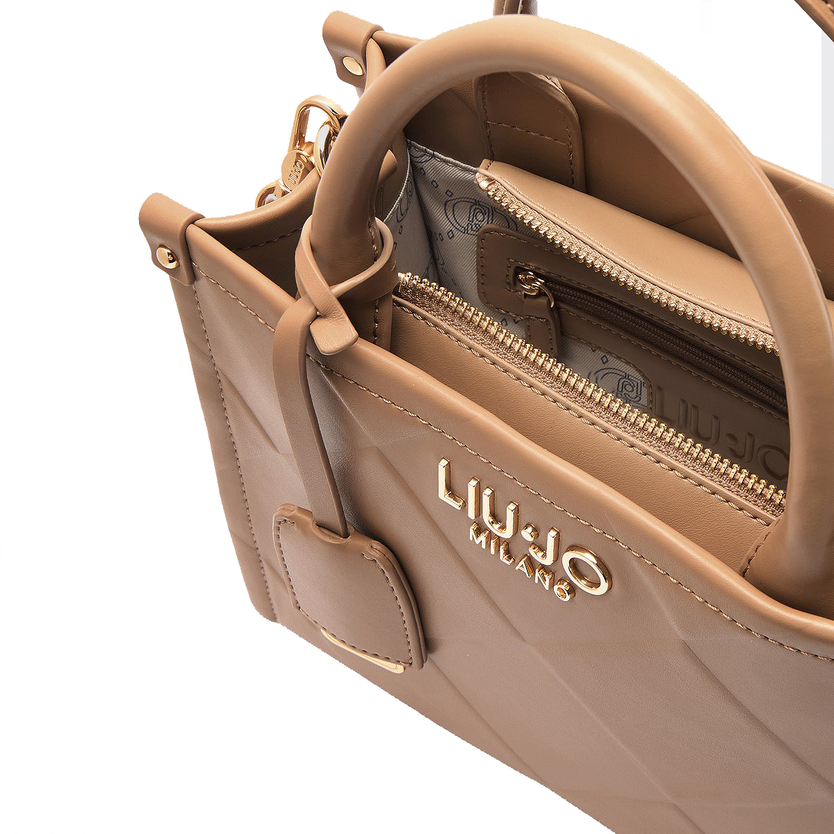 Liu Jo Shopping bag piccola Cammello - 6