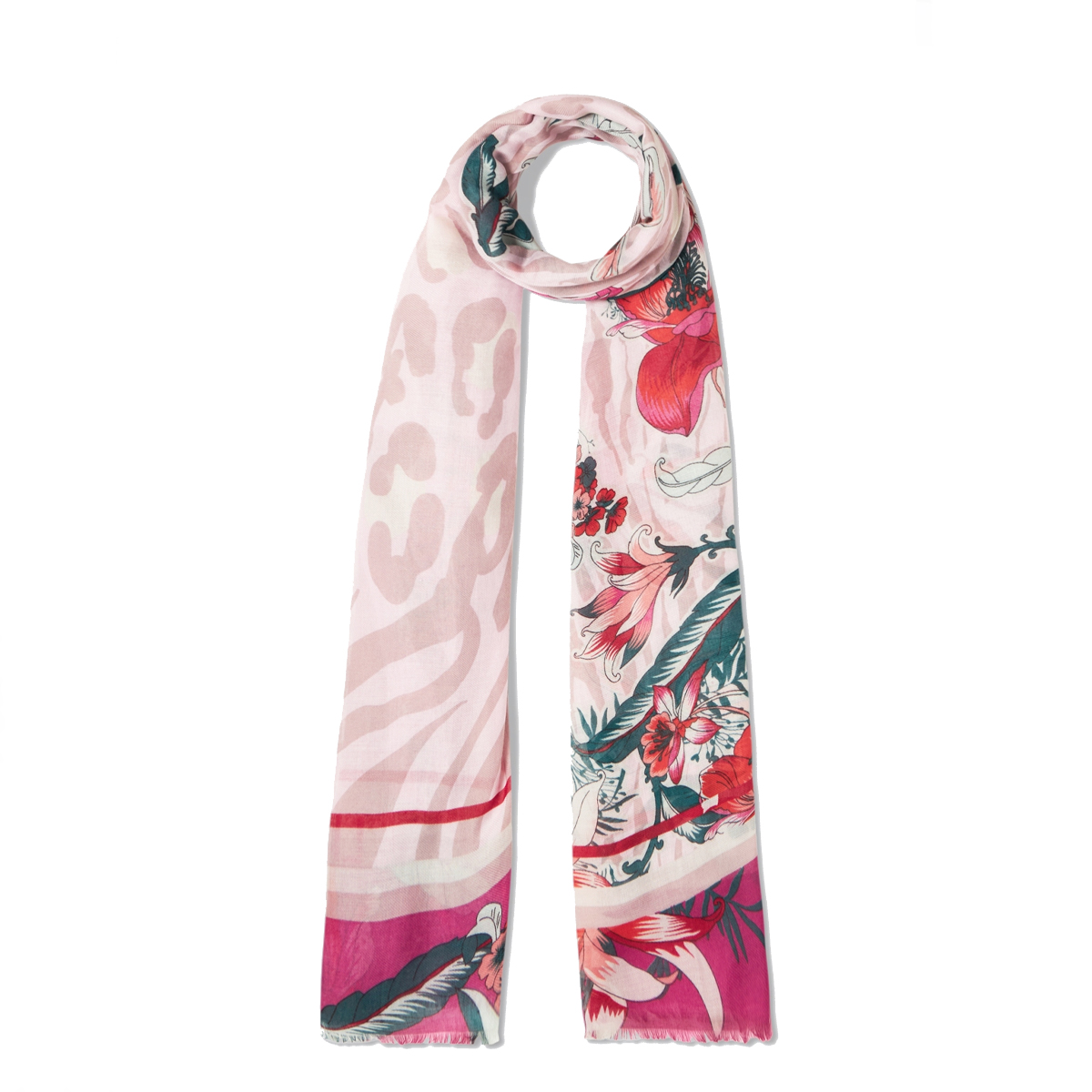 Liu Jo Foulard stamp floreale Sangria - 1