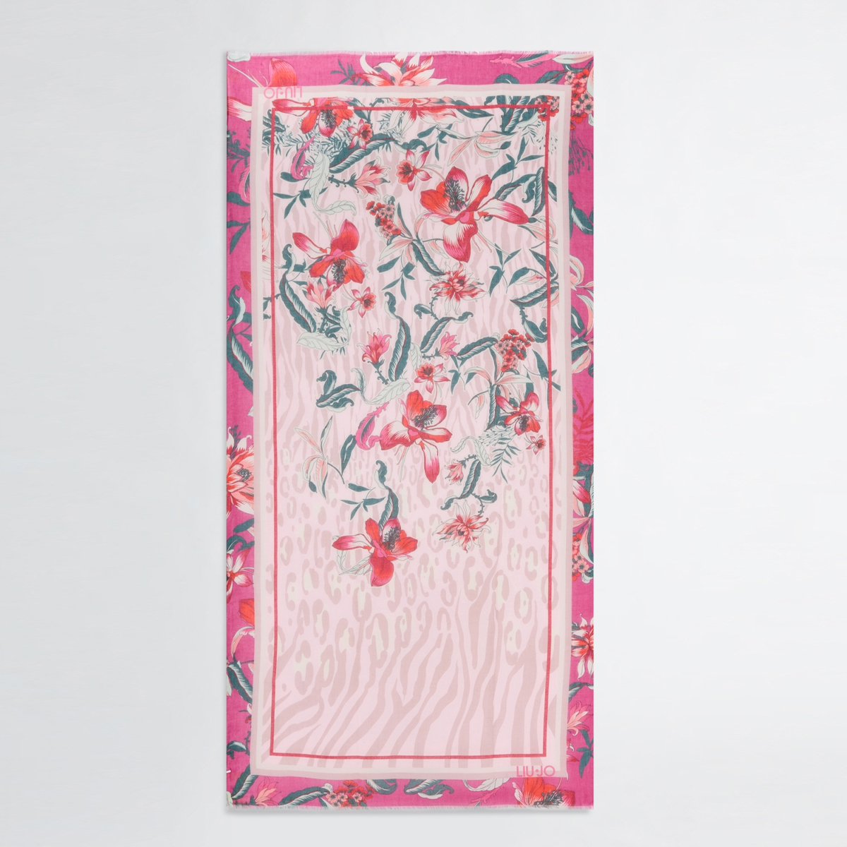 Liu Jo Foulard stamp floreale Sangria - 3