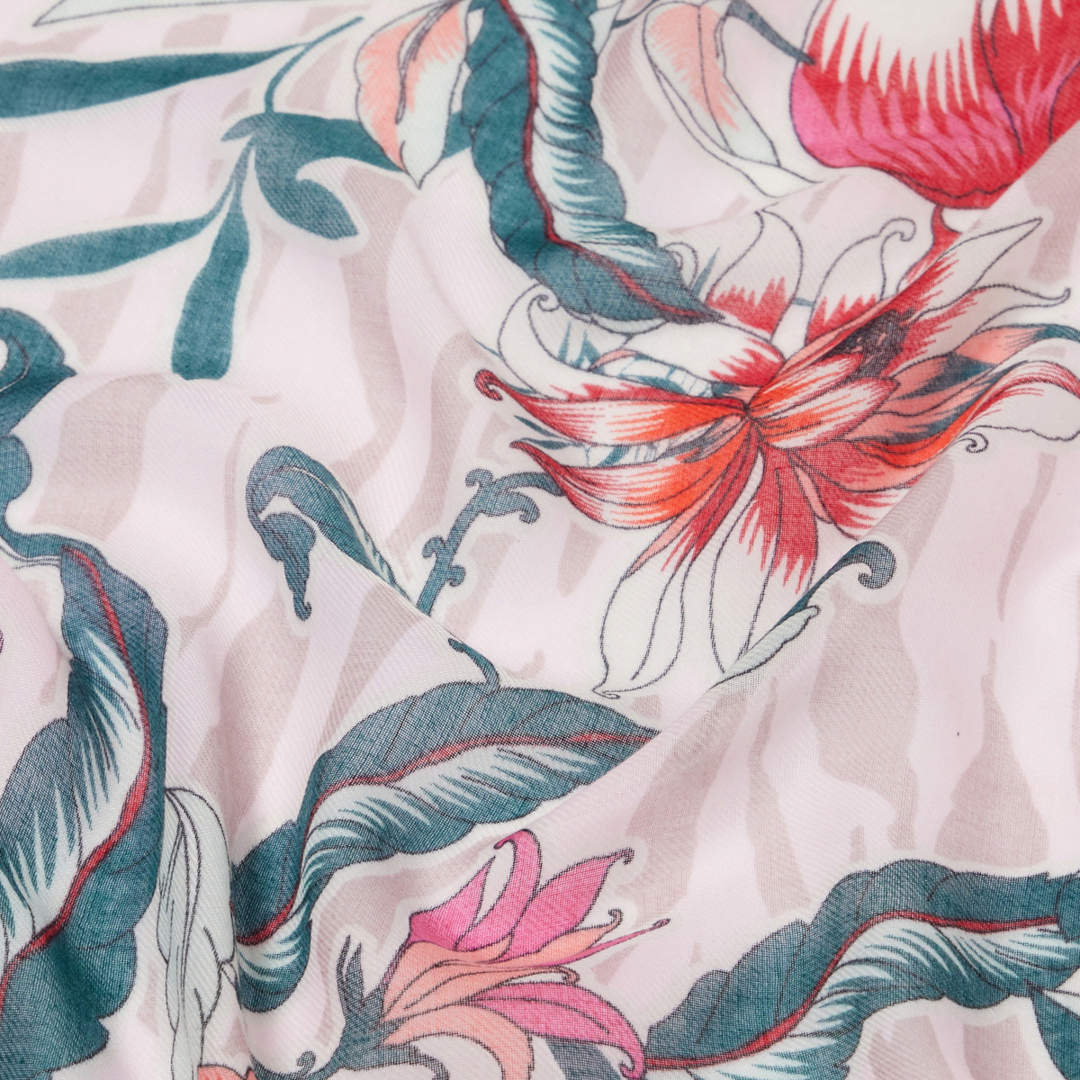 Liu Jo Foulard stamp floreale Sangria - 5