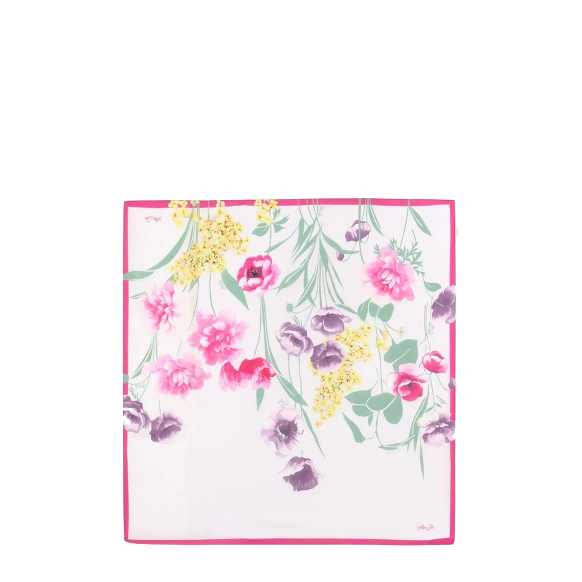 Liu Jo Floral Foulard Pink Berry - 5 Liu Jo Floral Foulard Pink Berry - 5