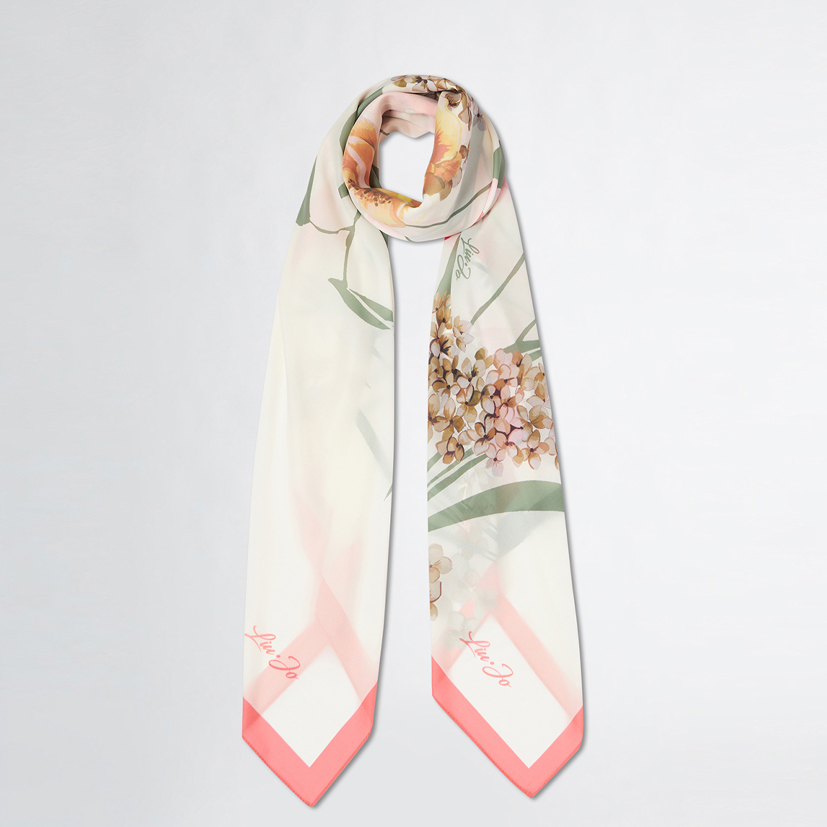 Liu Jo Foulard floreale Cloudy Coral - 1