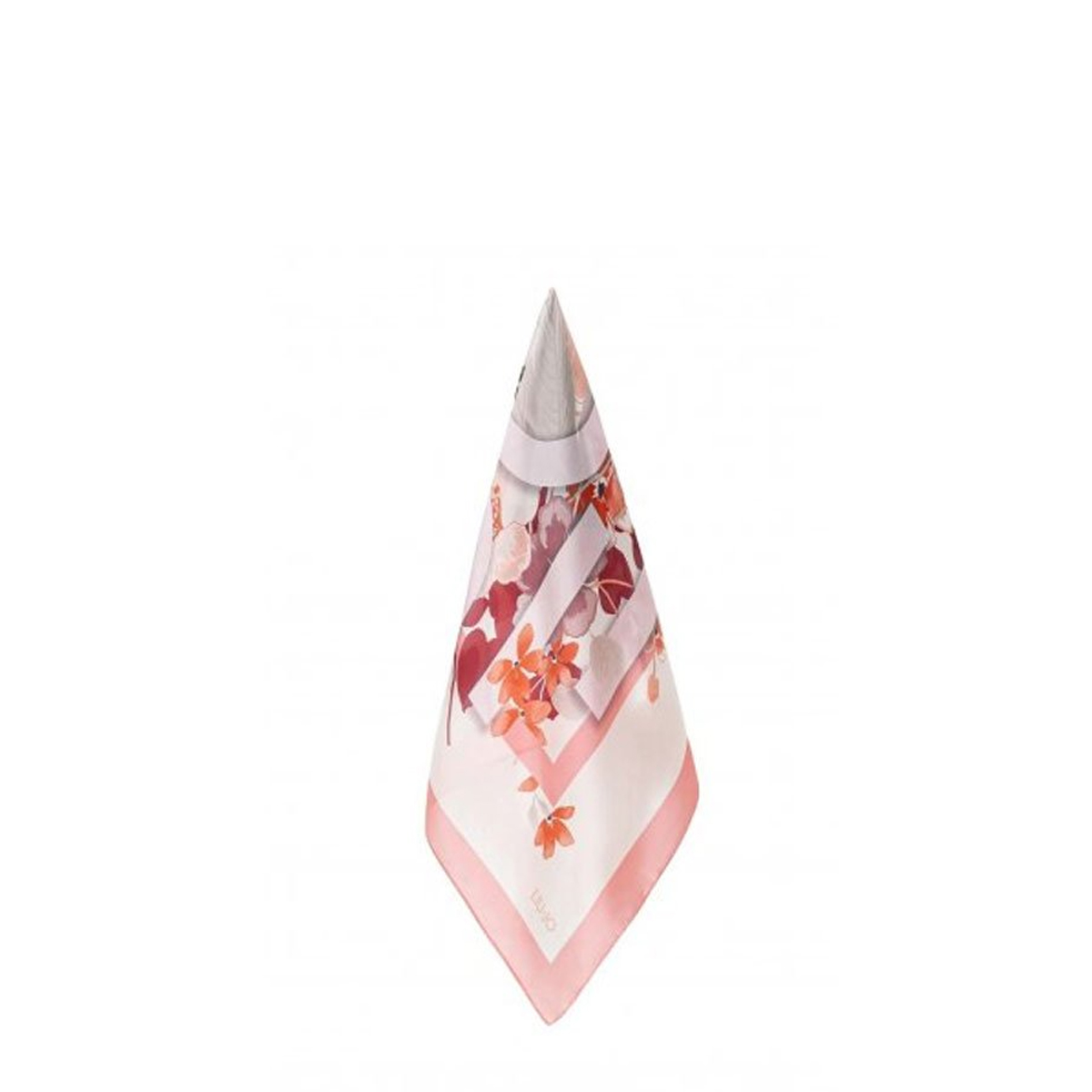 Liu Jo Foulard Cloudy Coral with logo - 1 Liu Jo Foulard Cloudy Coral with logo - 1