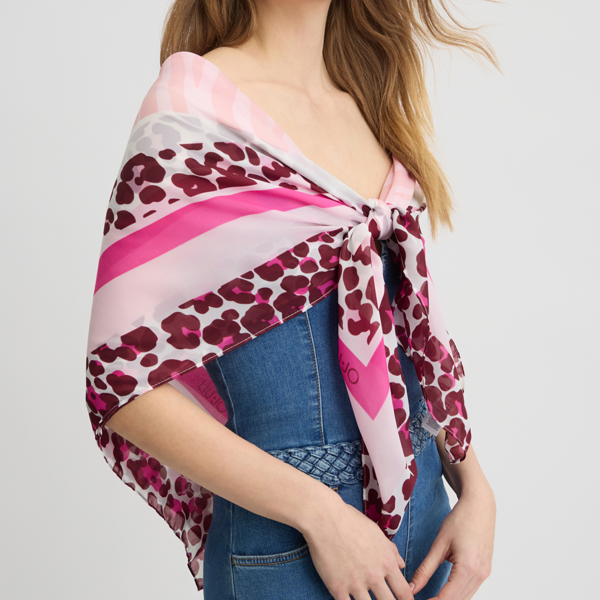 Liu Jo Foulard animalier Pink Berry - 2